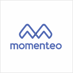 Momenteo logo white